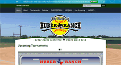 Desktop Screenshot of huberranchfastpitch.com